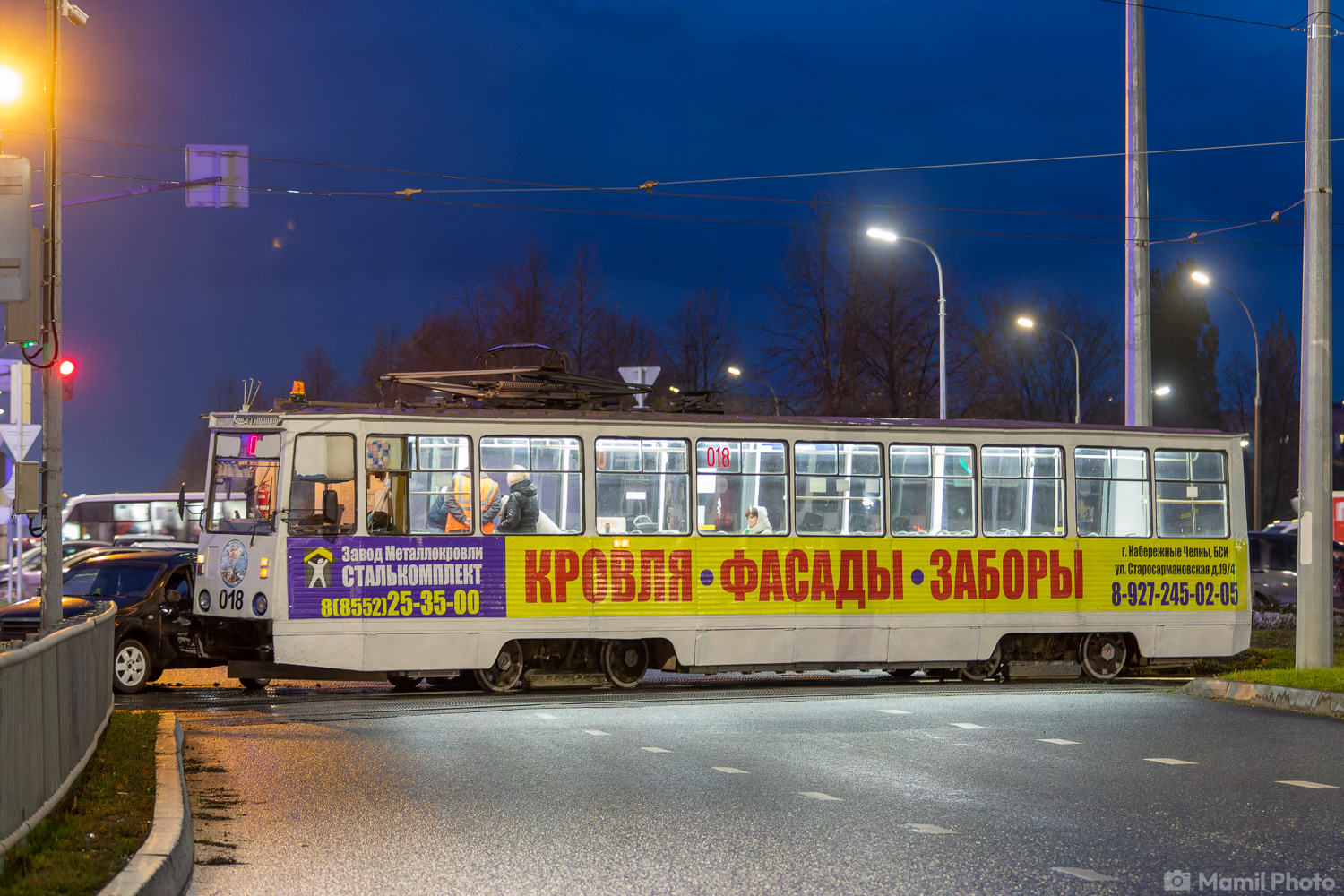 Набережные Челны, 71-605 (КТМ-5М3) № 018; Набережные Челны — Происшествия