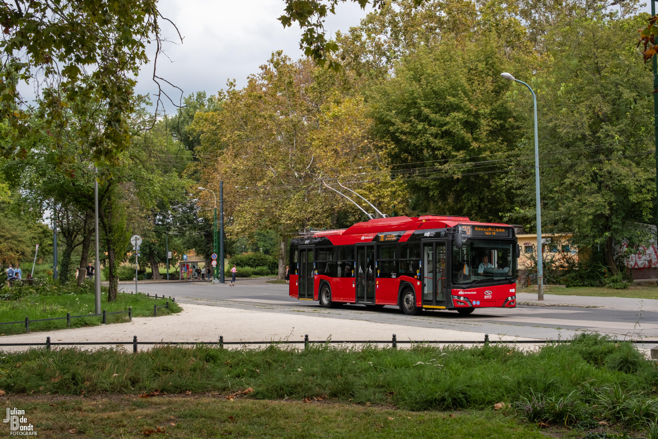 Будапешт, Solaris Trollino IV 12 Škoda № 8117