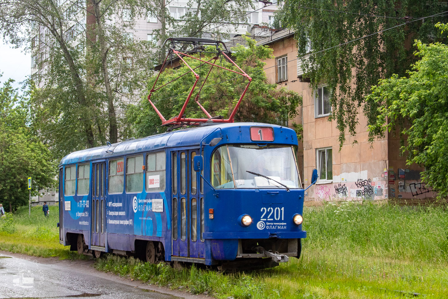 Izhevsk, Tatra T3K # 2201