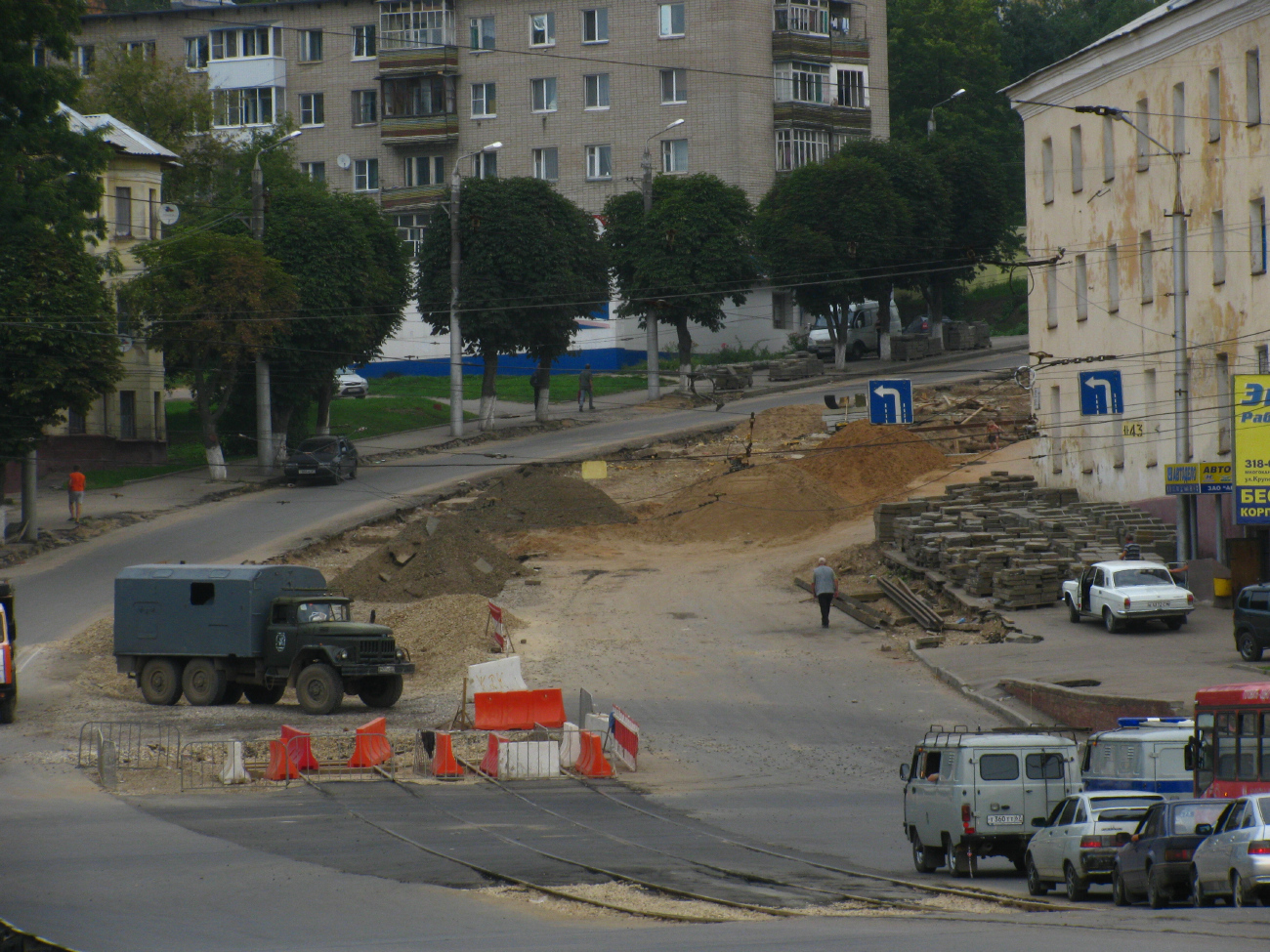 Smolensk — Constructions, track reconstructions and repairings