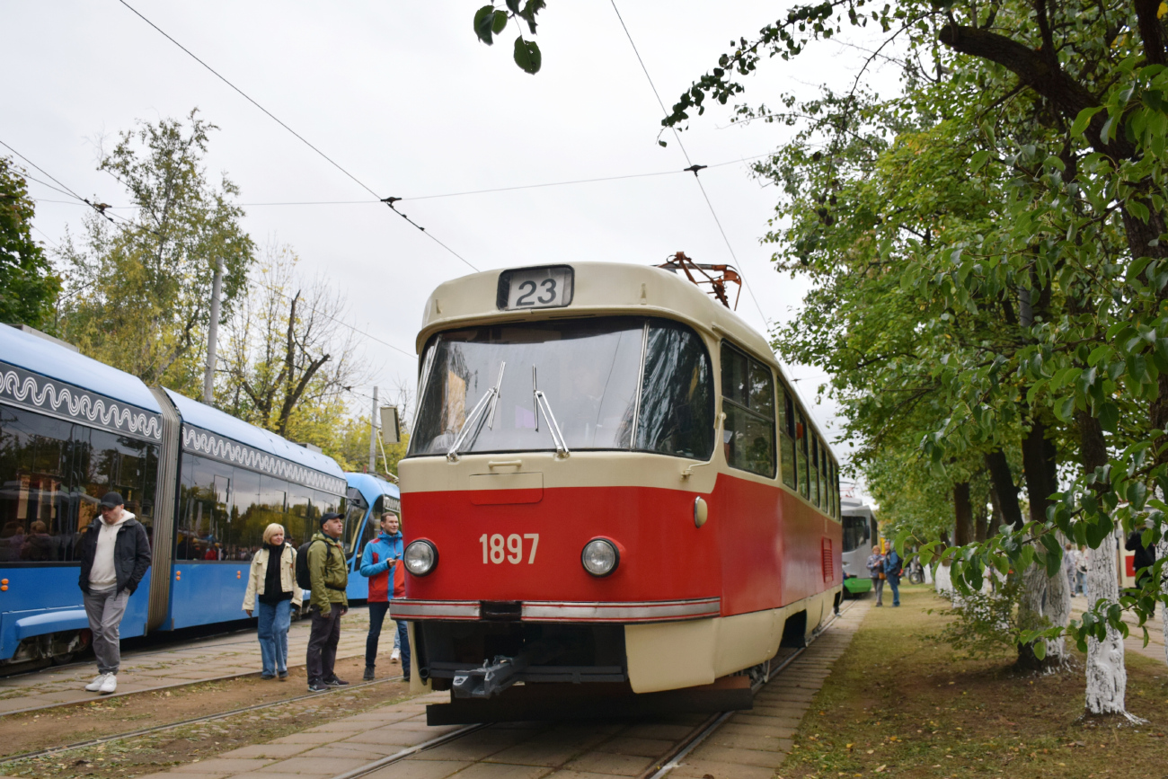 Moscow, Tatra T3SU (2-door) № 1897; Moscow — Tram parade and exhibition at the City Day on September 9, 2023
