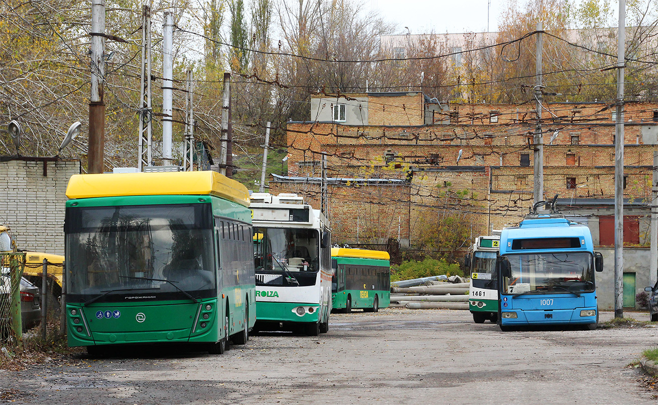 Penza, UTTZ-6241.01 “Gorozhanin” Br. 2346; Penza, BKM 321 Br. 1007; Penza — Trolleybus Depots