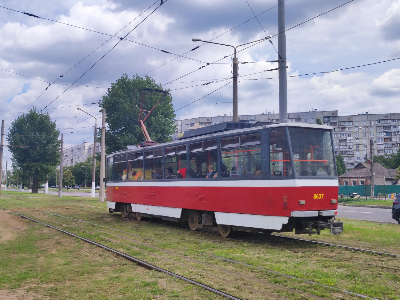 Харьков, Tatra T6A5 № 8637