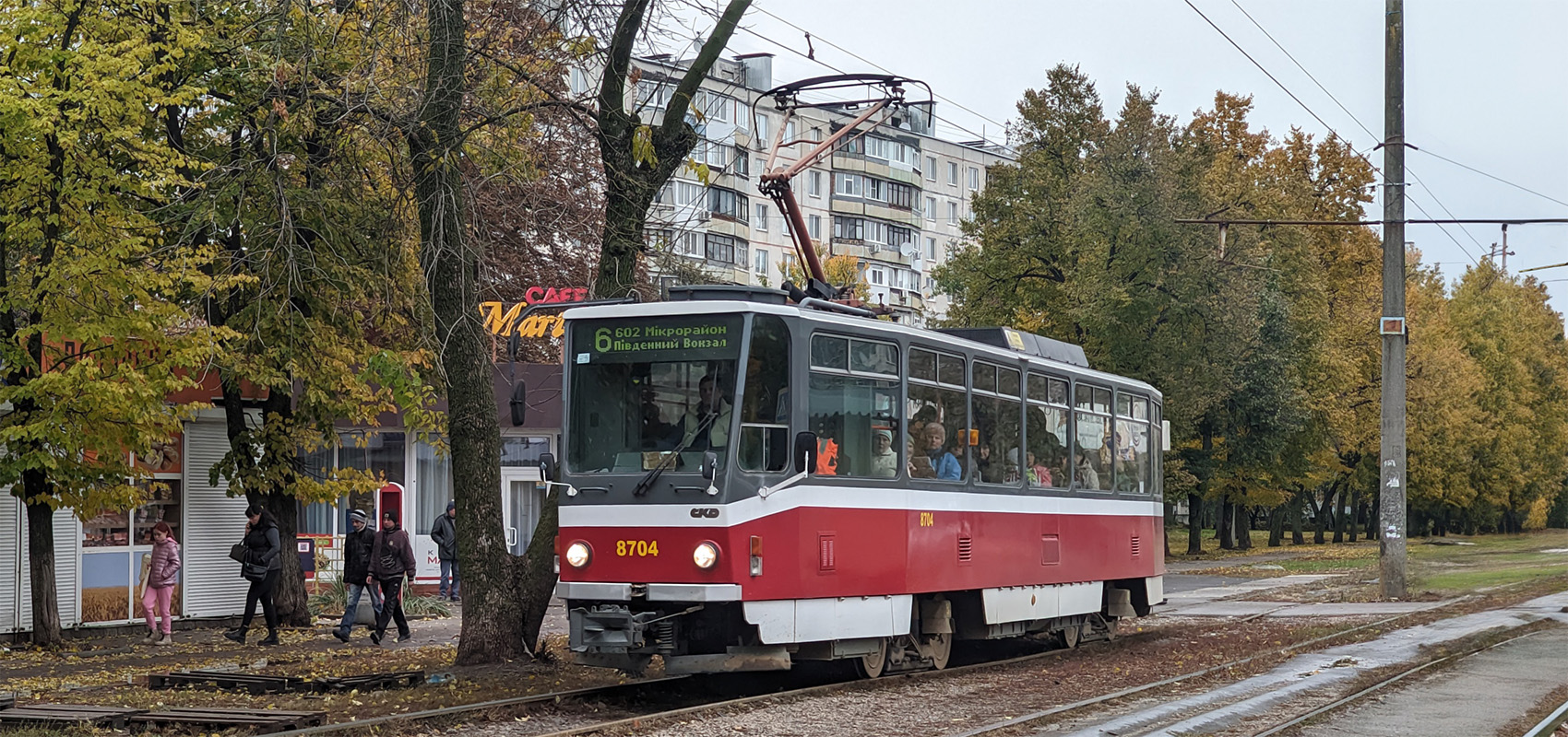 Харьков, Tatra T6A5 № 8704