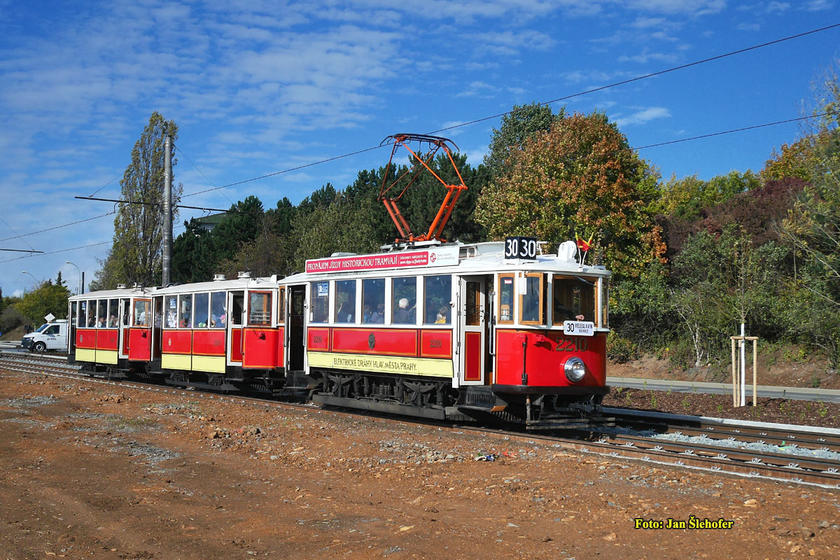 Прага, Ringhoffer DSM № 2210; Прага — Строительство и oткрытие новой трамвайной линии Divoká Šárka — Dědina
