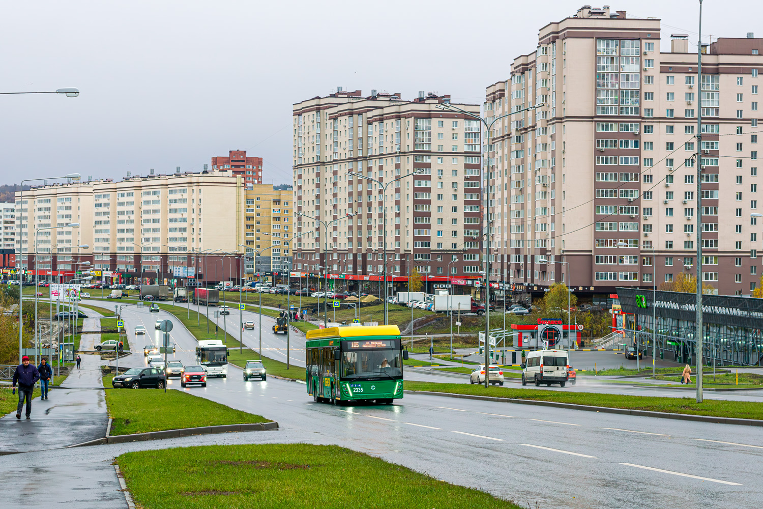 Penza — Sections without overhead wires