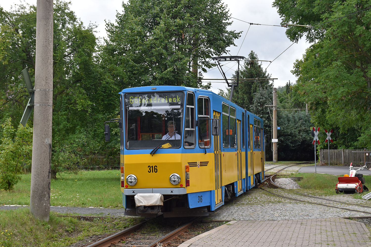 Гота, Tatra KT4DC-Z № 316