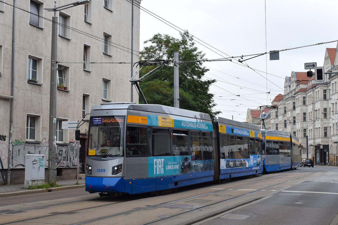 Лейпциг, Leoliner Fahrzeug-Bau Leipzig NGTW6L № 1305