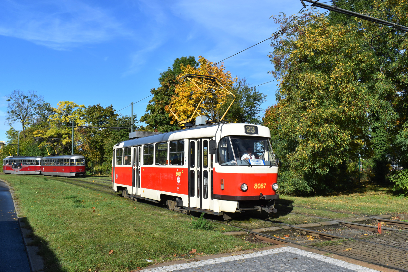 Прага, Tatra T3M2-DVC № 8087