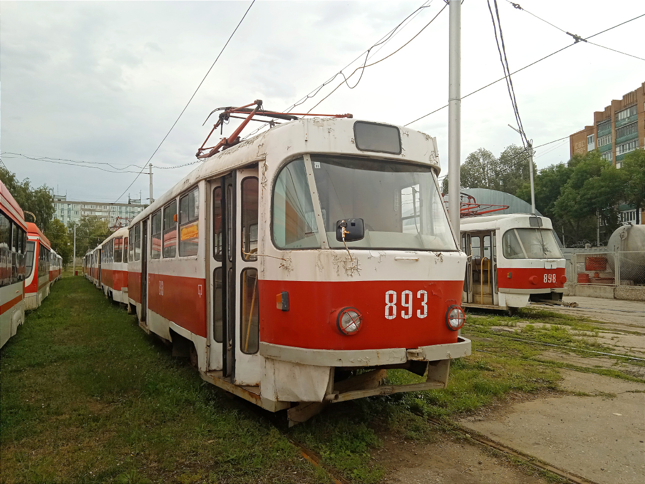 Самара, Tatra T3SU № 893; Самара — Городское трамвайное депо