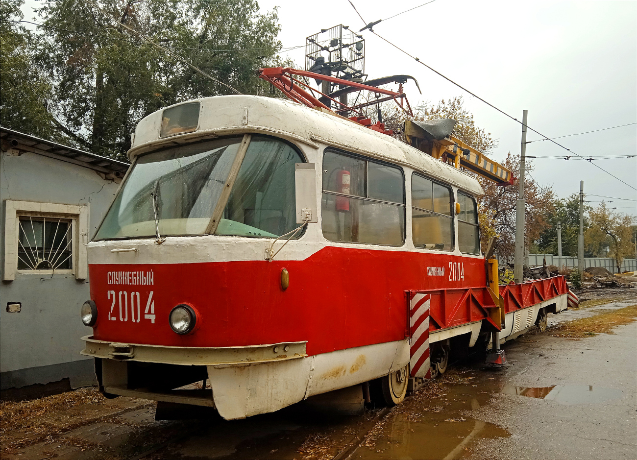 Samara, Tatra T3SU (2-door) № 2004; Samara — Kirovskoye tramway depot