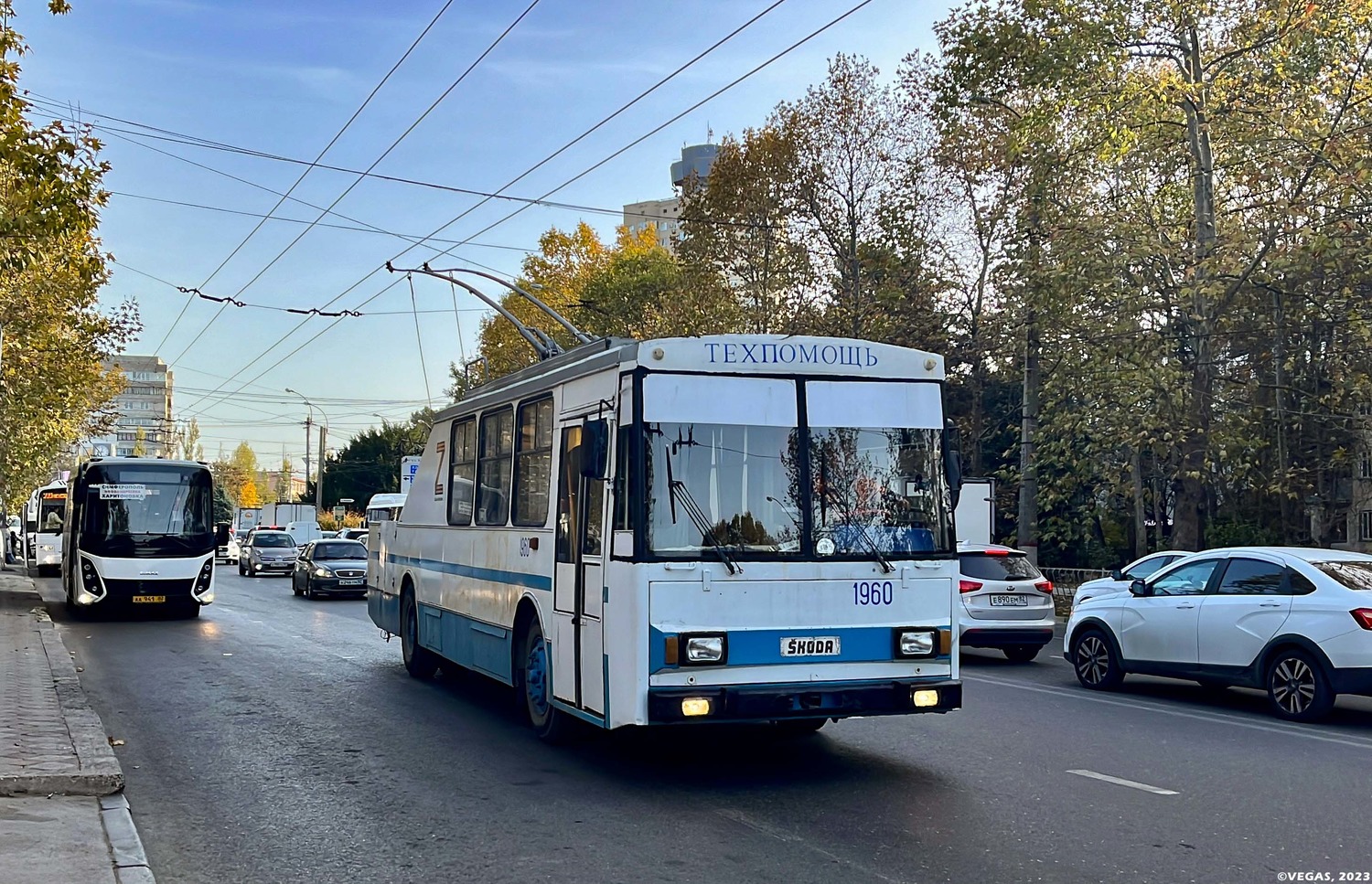 Крымский троллейбус, Škoda 14Tr06 № 1960