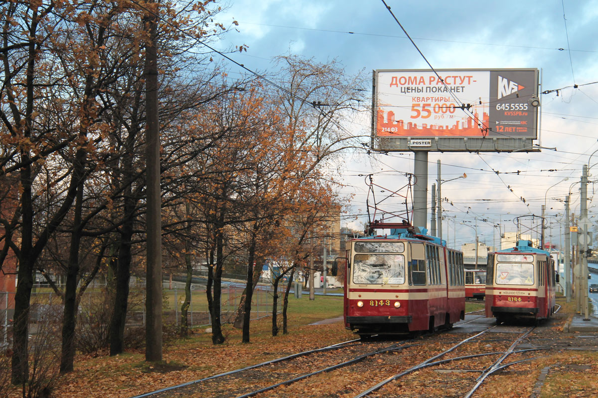 Санкт-Петербург, ЛВС-86К № 8143; Санкт-Петербург — Трамвайные линии и инфраструктура