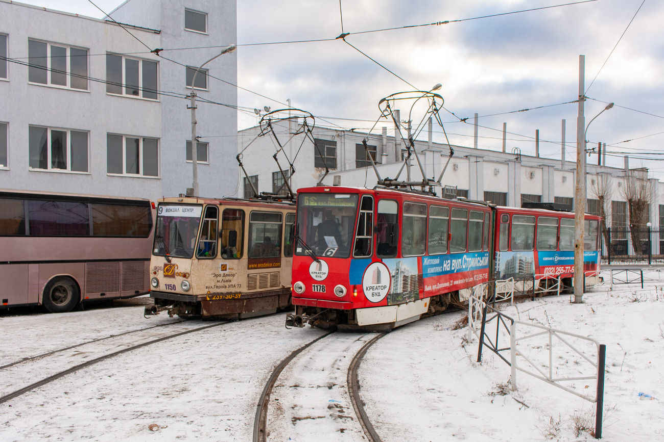 Львов, Tatra KT4D № 1178