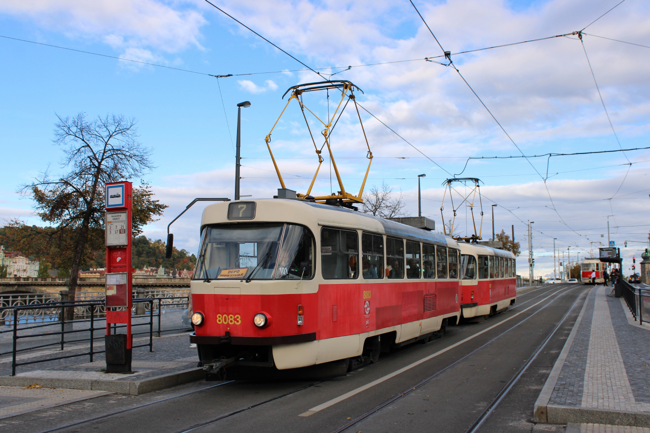 Prague, Tatra T3M2-DVC № 8083