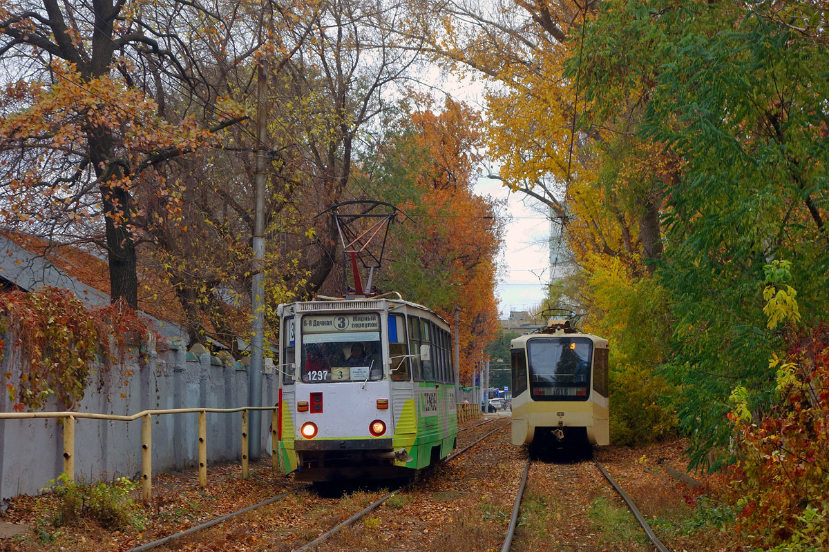 Саратов, 71-605 (КТМ-5М3) № 1297; Саратов, 71-619КТ № 1016