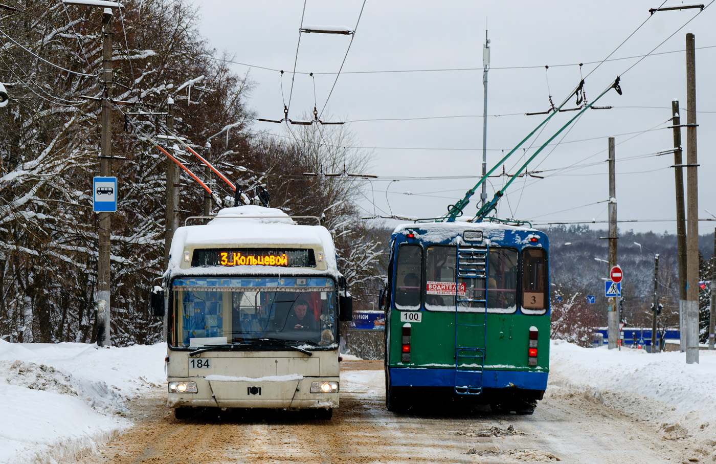 Калуга, БКМ 321 № 184; Калуга, БТЗ-5276-04 № 100