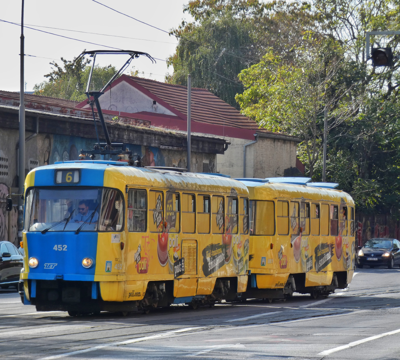 Загреб, Tatra T4YU № 452