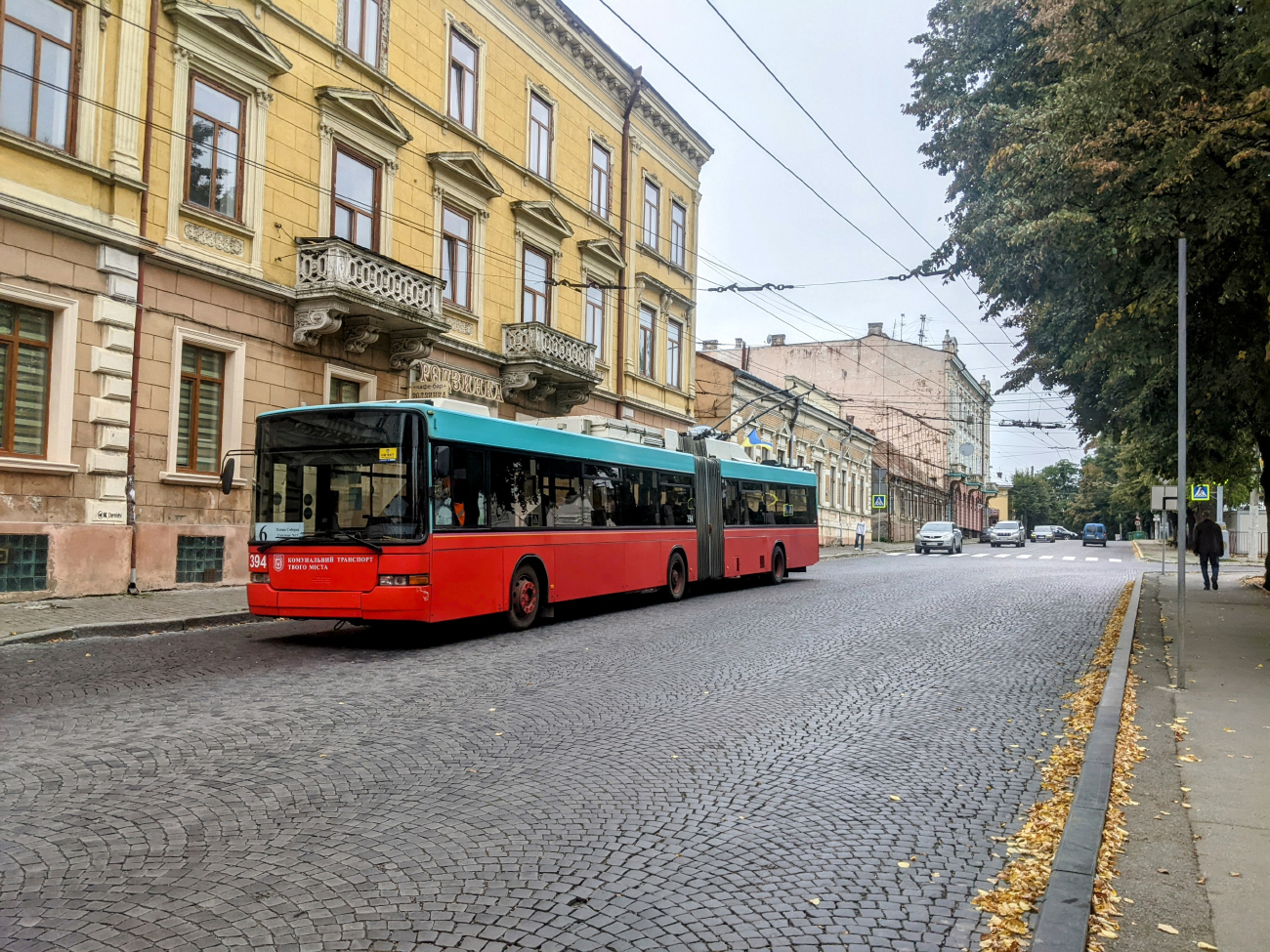 Черновцы, Hess SwissTrolley 2 (BGT-N1) № 394