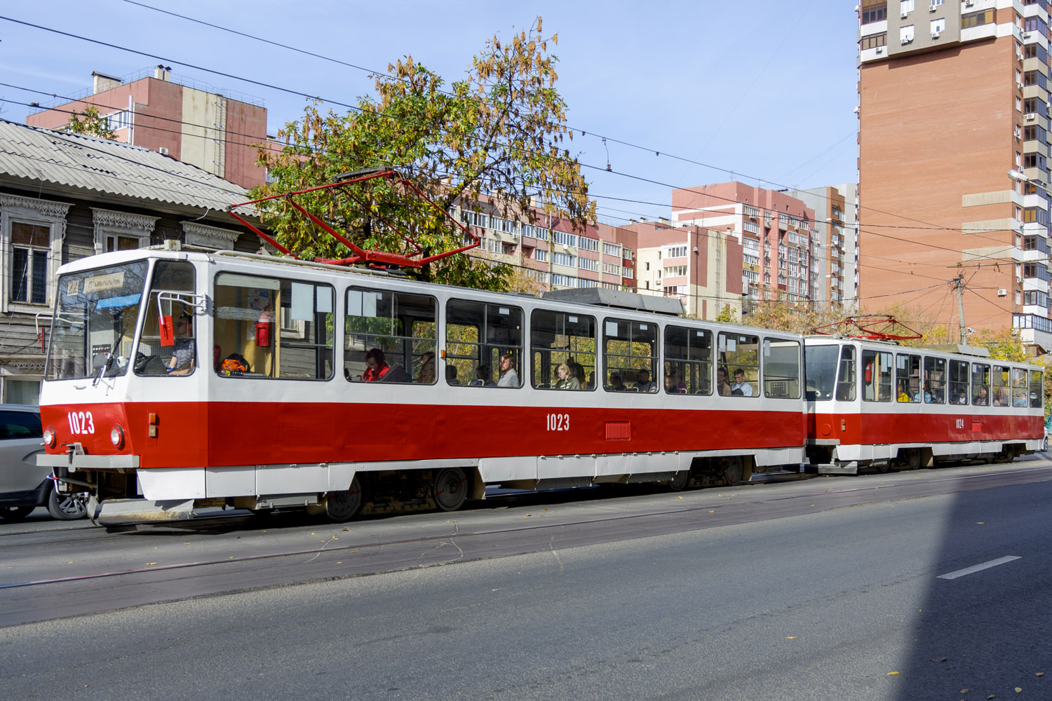 Самара, Tatra T6B5SU № 1023