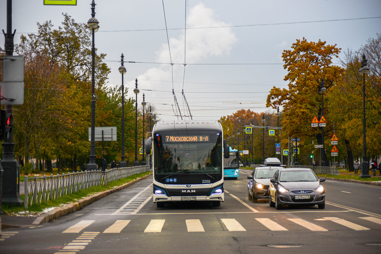 Санкт-Петербург, MAN 12C Lion's City 12 E NL367 № 2200