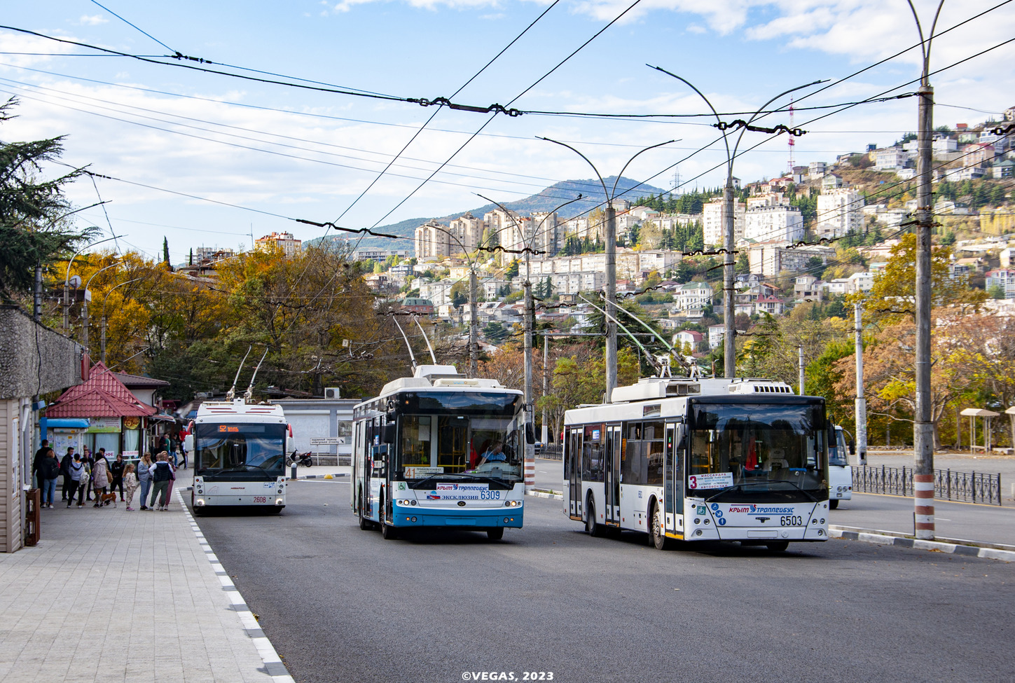 Крымский троллейбус, Богдан Т60111 № 6309; Крымский троллейбус, СВАРЗ-МАЗ-6275 № 6503