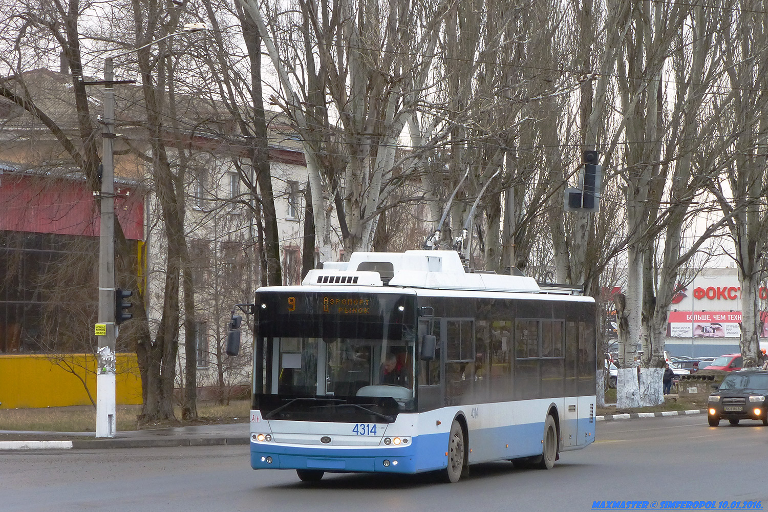 Крымский троллейбус, Богдан Т70110 № 4314