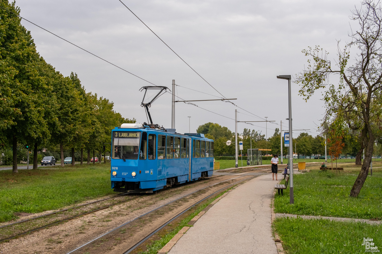 Загреб, Tatra KT4YU № 328