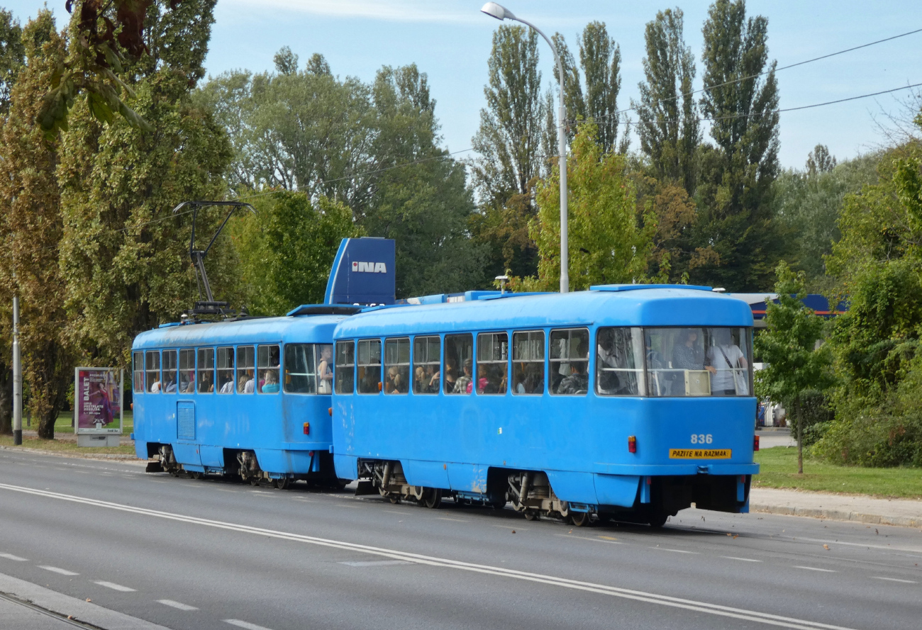 Загреб, Tatra B4YU № 836