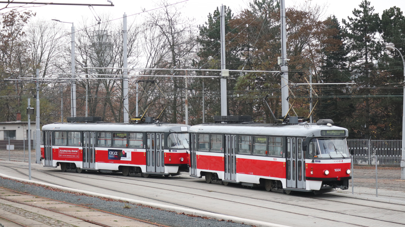 Брно, Tatra T3G № 1604