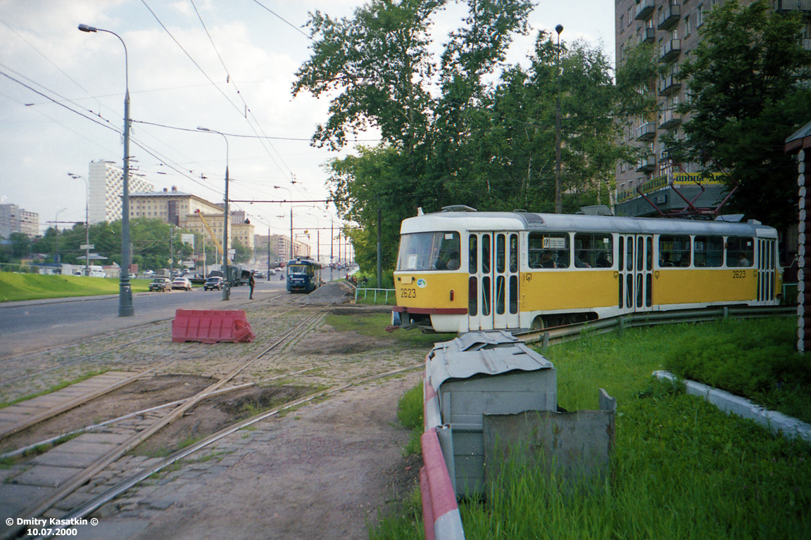 Москва, Tatra T3SU № 2623; Москва — Строительство и ремонты