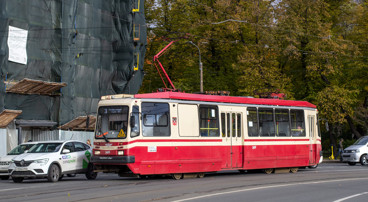 Санкт-Петербург, ТС-77 № 3619