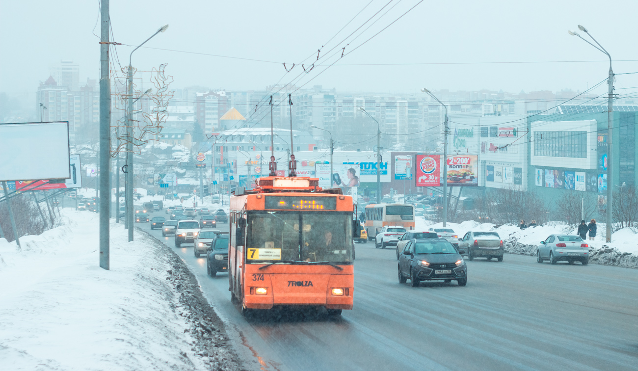 Томск, Тролза-5275.05 «Оптима» № 374