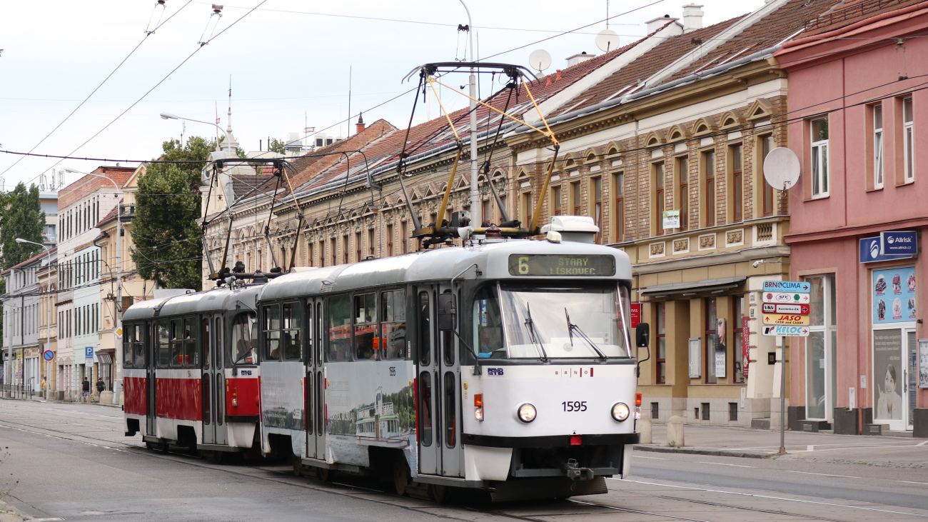 Брно, Tatra T3P № 1595