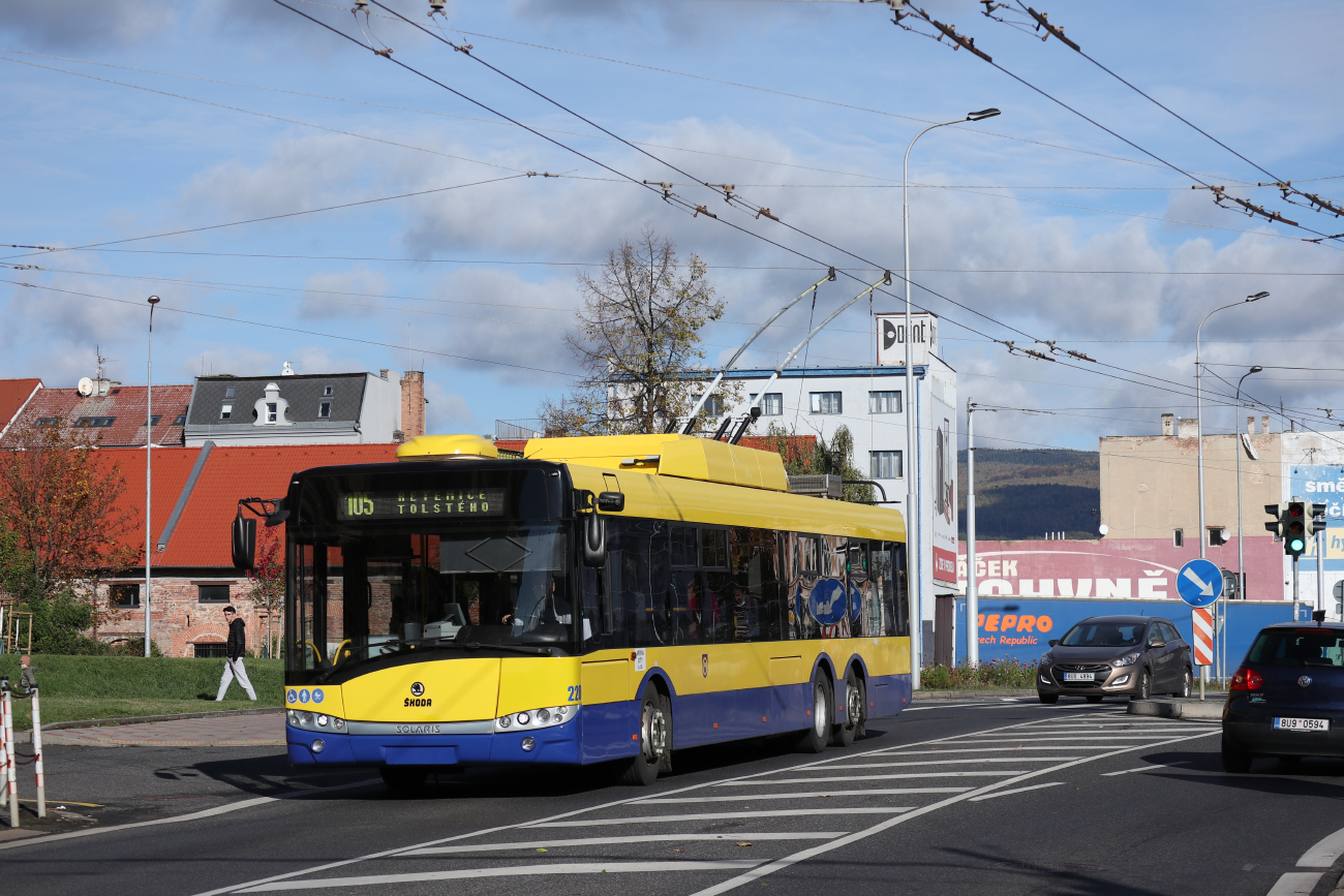 Теплице, Škoda 28Tr Solaris III № 220 Теплице, Škoda 28Tr Solaris III № 220