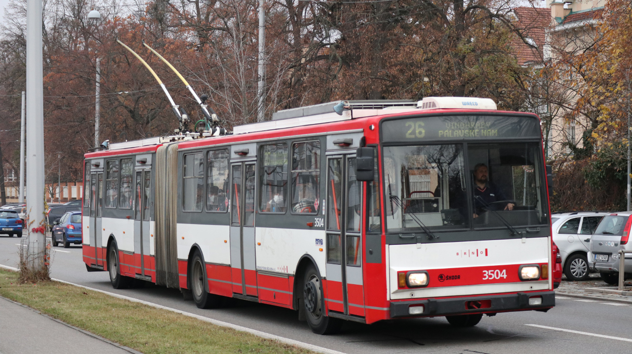 Brno, Škoda 15TrM # 3504