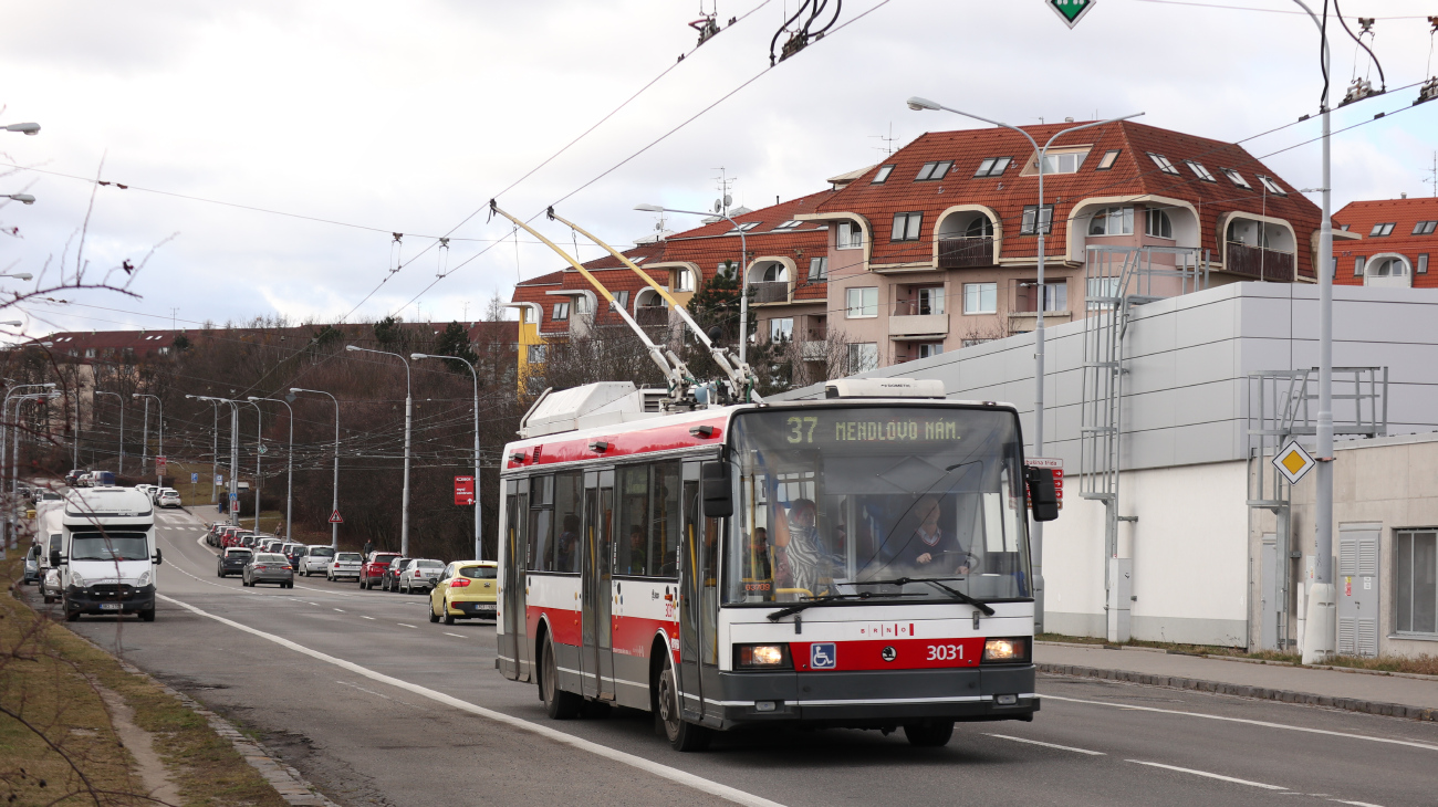 Брно, Škoda 21Tr № 3031
