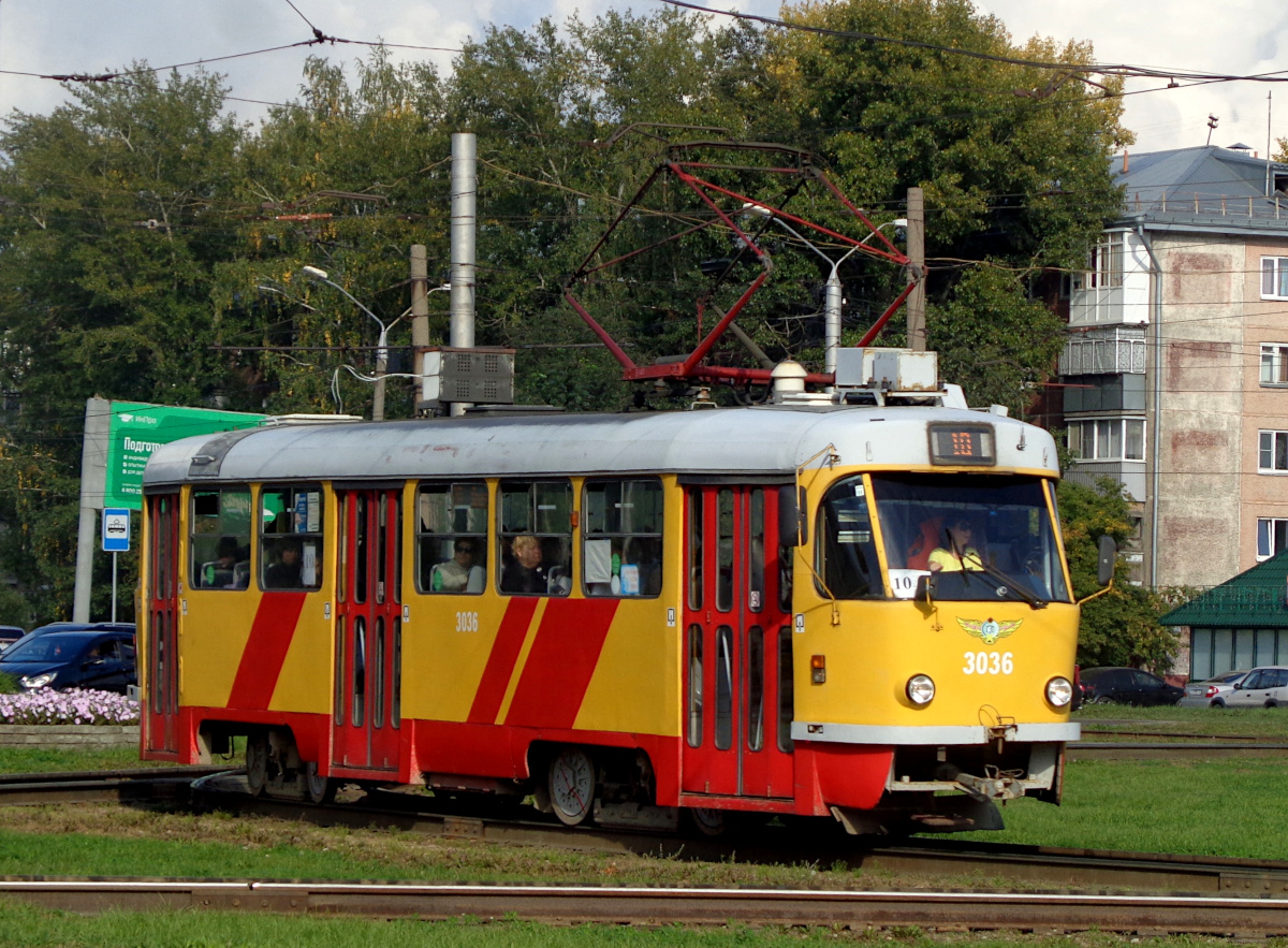 Барнаул, Tatra T3SU КВР Барнаул № 3036