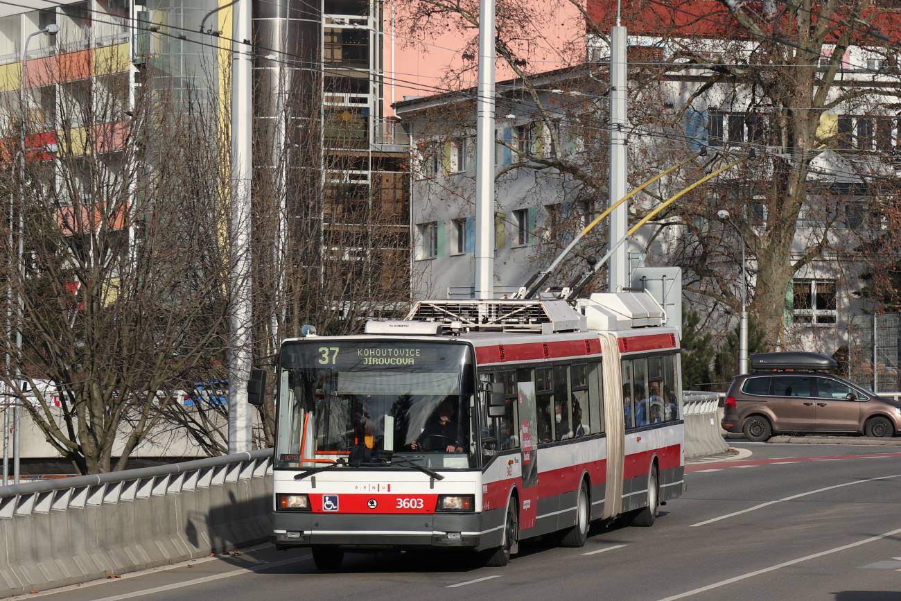Брно, Škoda 22Tr № 3603