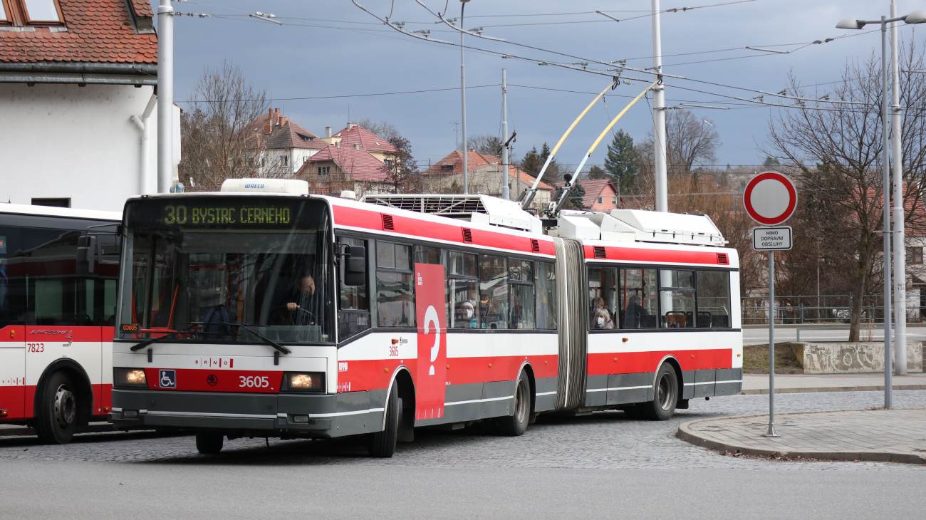 Брно, Škoda 22Tr № 3605