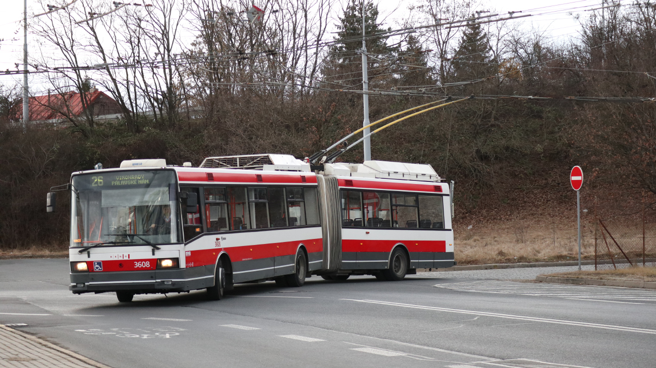 Брно, Škoda 22Tr № 3608
