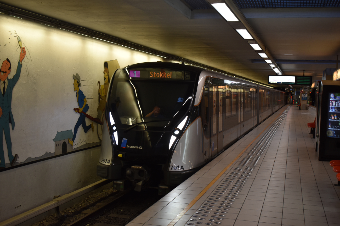 Брюссель, CAF M7 № 701