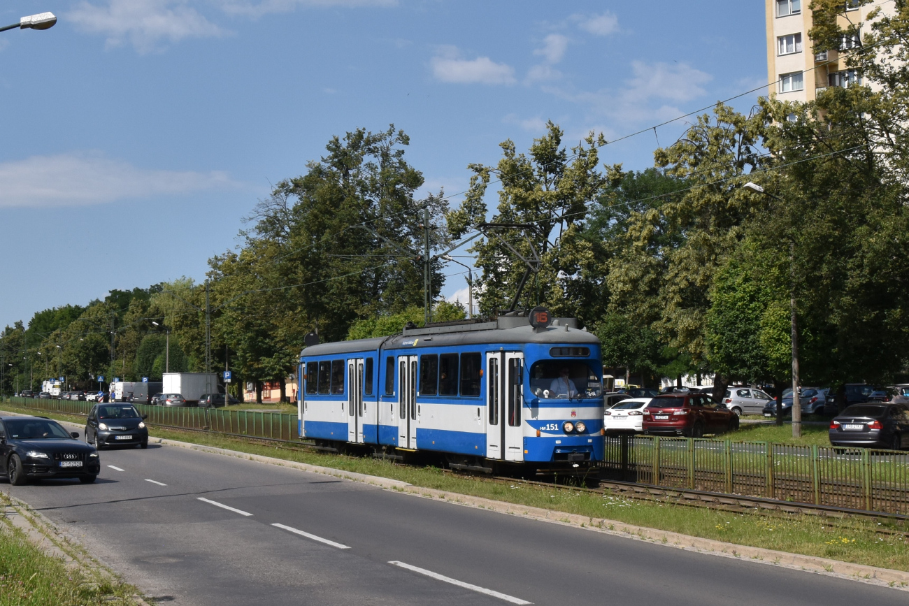 Krakov, SGP Type E1 č. HW151