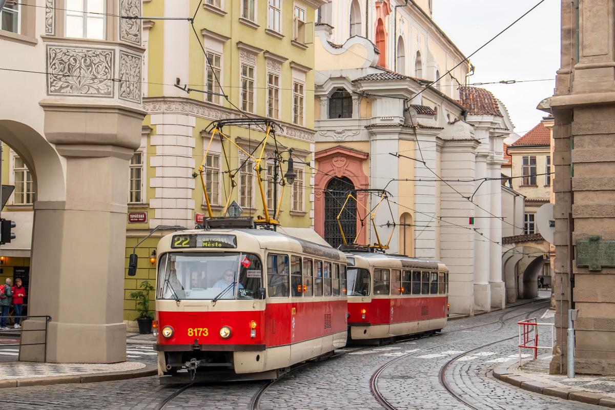 Prague, Tatra T3R.PV N°. 8173