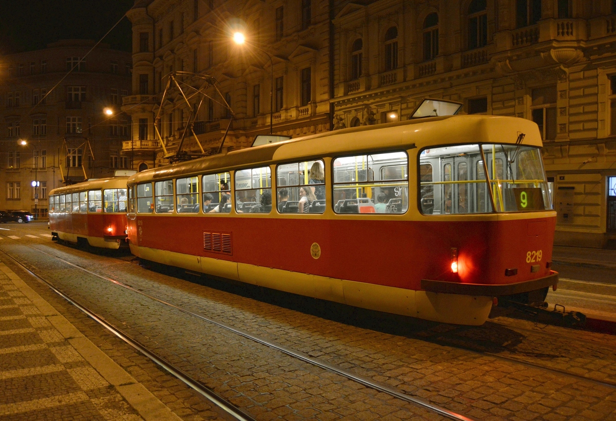 Прага, Tatra T3R.P № 8219