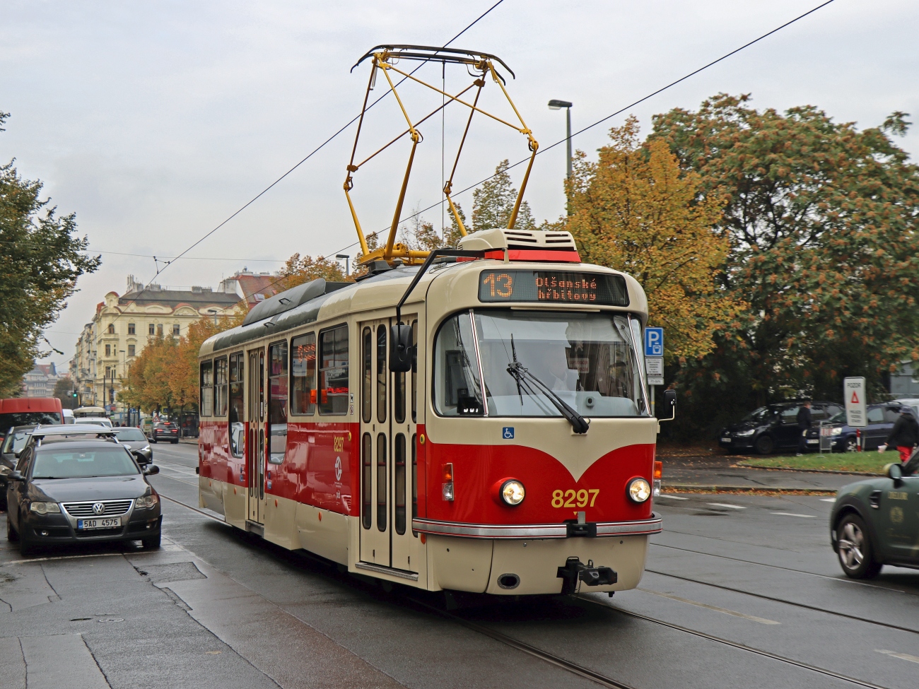 Прага, Tatra T3R.PLF № 8297