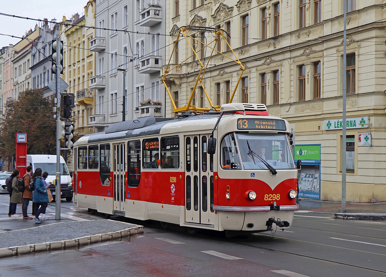Прага, Tatra T3R.PLF № 8298