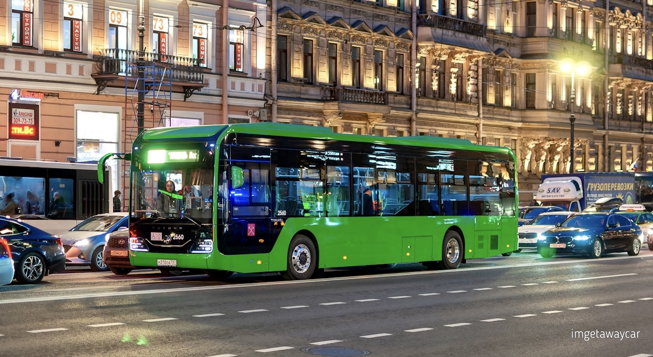 სანქტ-პეტერბურგი, Yutong ZK6126BEVG № 2560