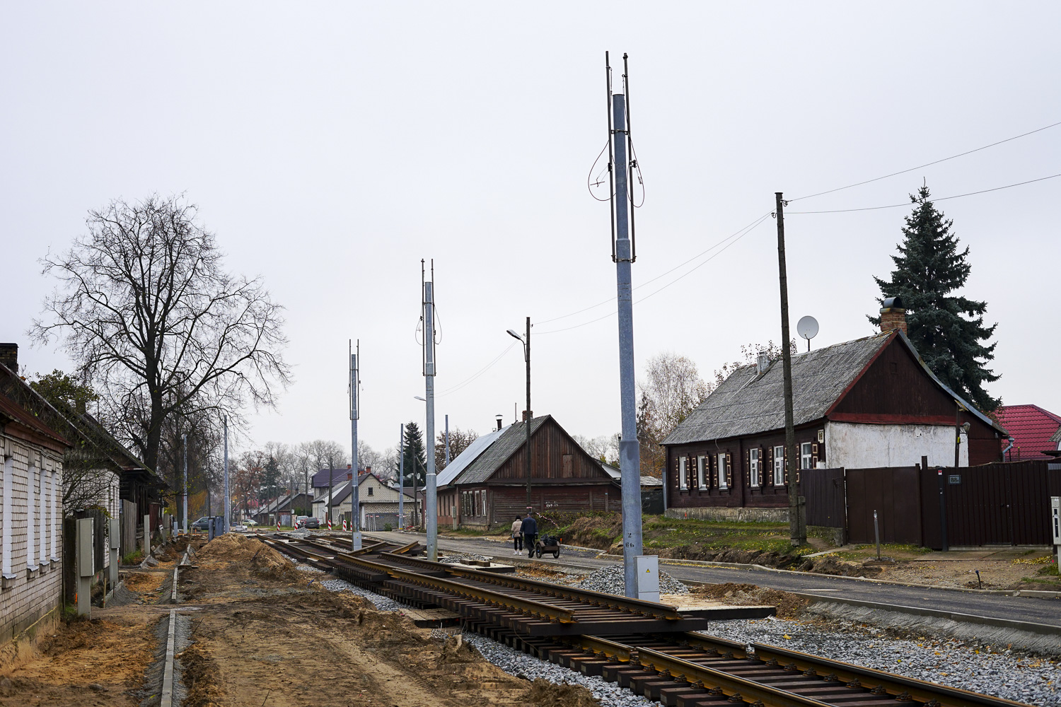 Dunebourg — Reconstruction of tram line to the Bread Factory