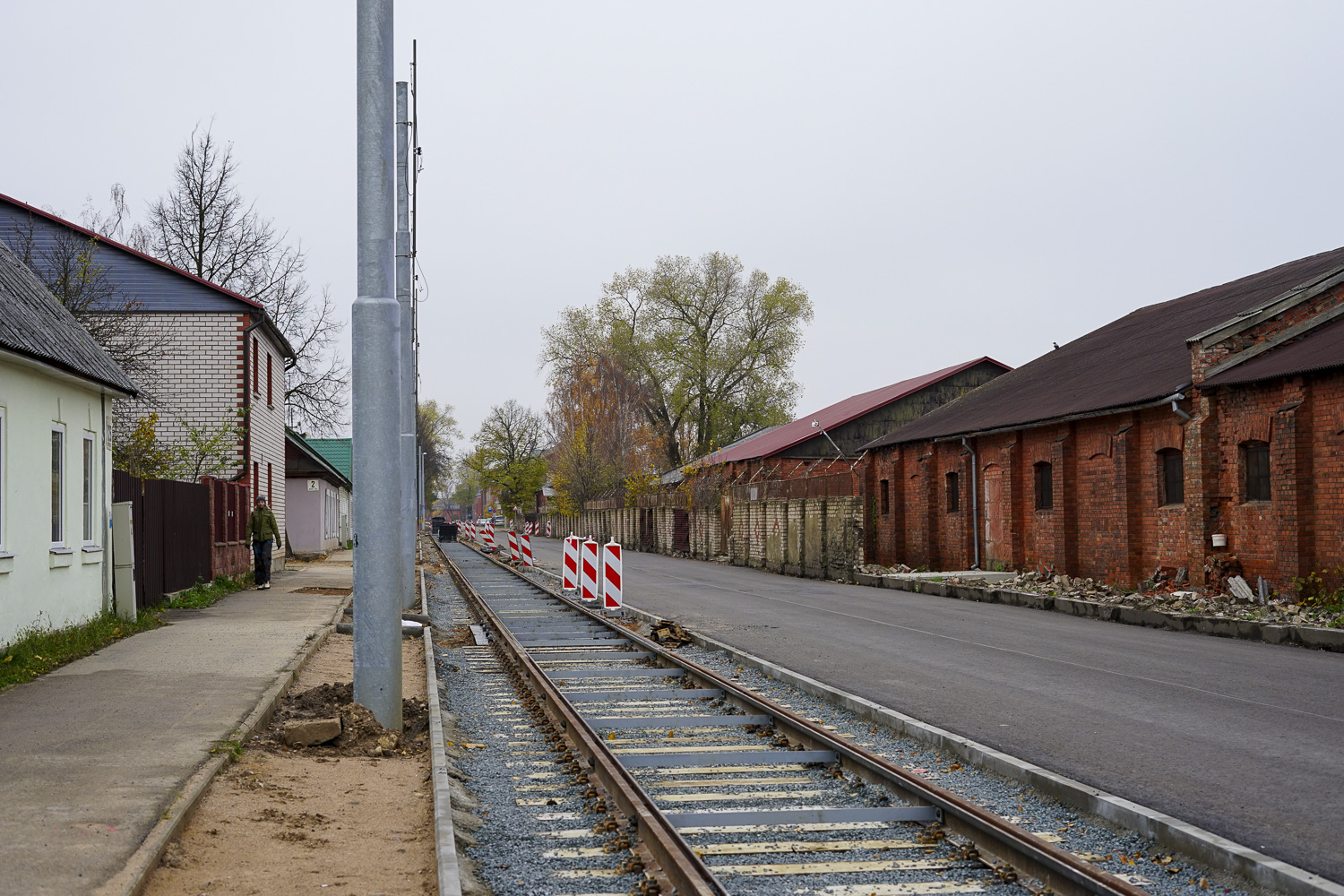 Даугавпилс — Реконструкция трамвайной линии до хлебокомбината